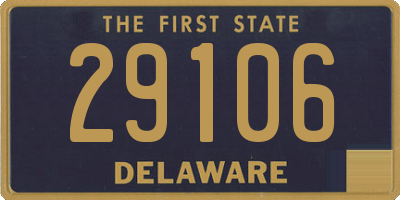 DE license plate 29106