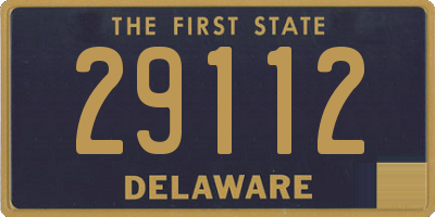 DE license plate 29112