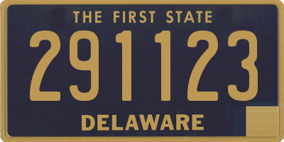 DE license plate 291123
