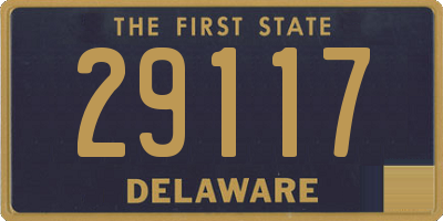 DE license plate 29117