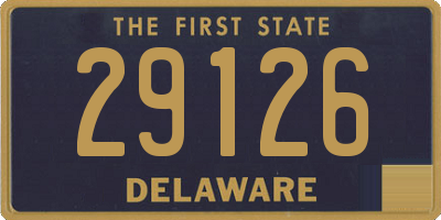 DE license plate 29126