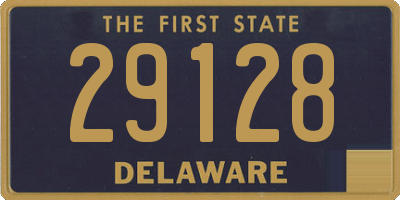 DE license plate 29128