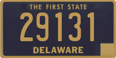 DE license plate 29131