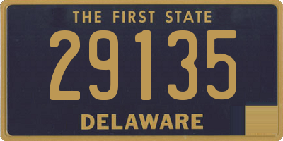 DE license plate 29135