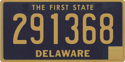 DE license plate 291368