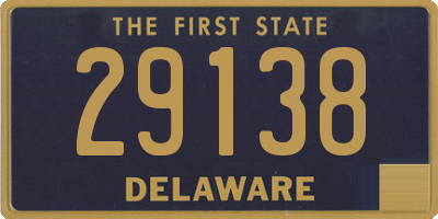 DE license plate 29138