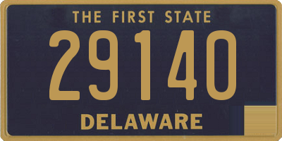 DE license plate 29140
