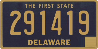 DE license plate 291419