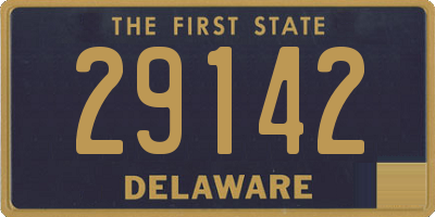 DE license plate 29142