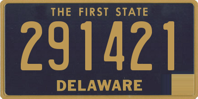 DE license plate 291421