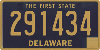 DE license plate 291434