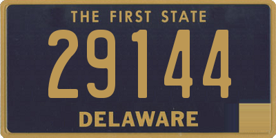 DE license plate 29144