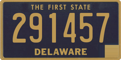 DE license plate 291457