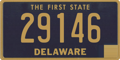 DE license plate 29146