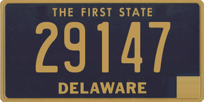 DE license plate 29147