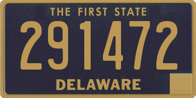 DE license plate 291472