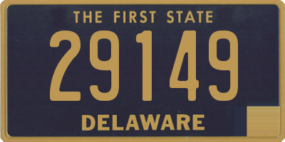 DE license plate 29149