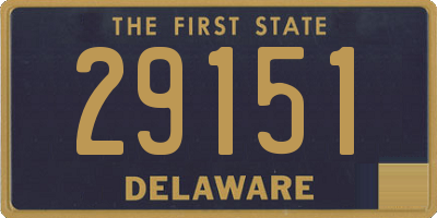 DE license plate 29151