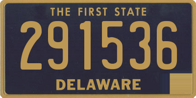 DE license plate 291536