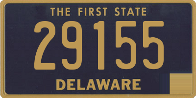 DE license plate 29155