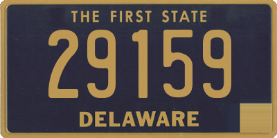 DE license plate 29159
