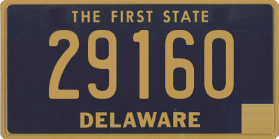 DE license plate 29160