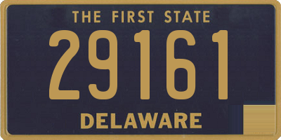 DE license plate 29161