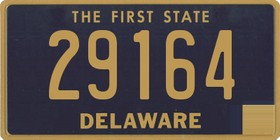 DE license plate 29164