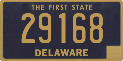 DE license plate 29168