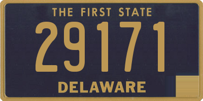DE license plate 29171