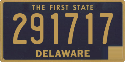 DE license plate 291717