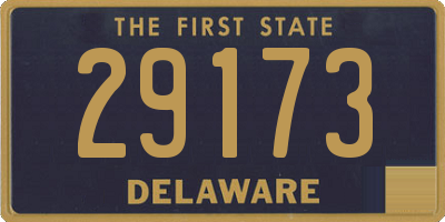 DE license plate 29173