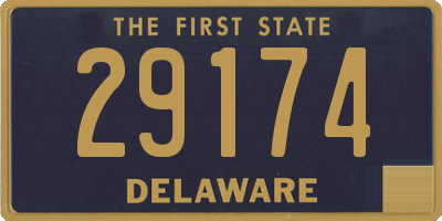 DE license plate 29174