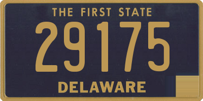 DE license plate 29175