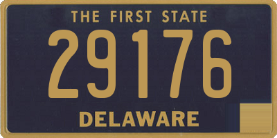 DE license plate 29176
