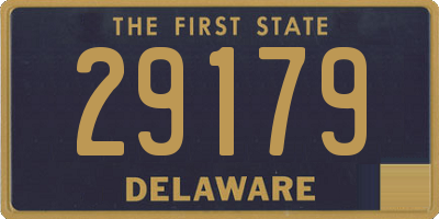 DE license plate 29179