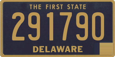 DE license plate 291790