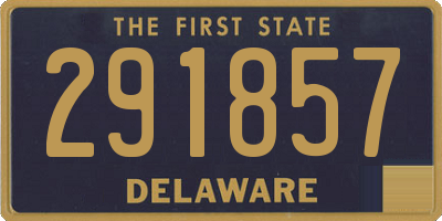 DE license plate 291857