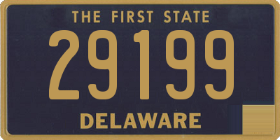 DE license plate 29199