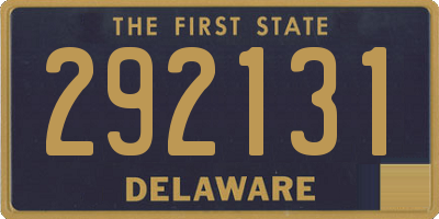 DE license plate 292131