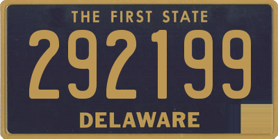 DE license plate 292199