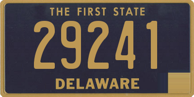 DE license plate 29241