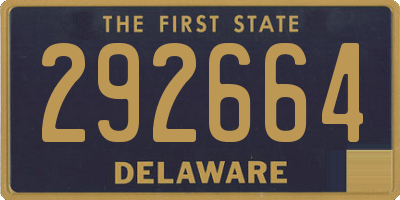 DE license plate 292664