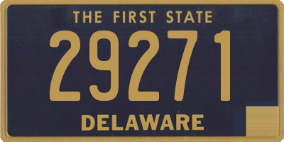 DE license plate 29271