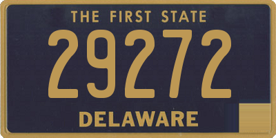 DE license plate 29272