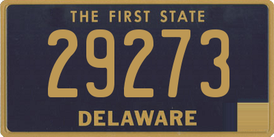 DE license plate 29273