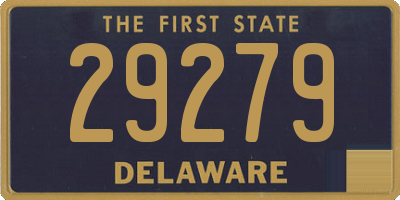 DE license plate 29279