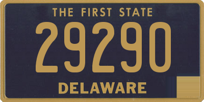 DE license plate 29290