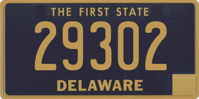 DE license plate 29302