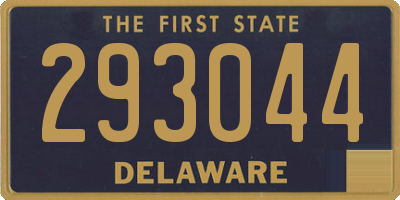 DE license plate 293044